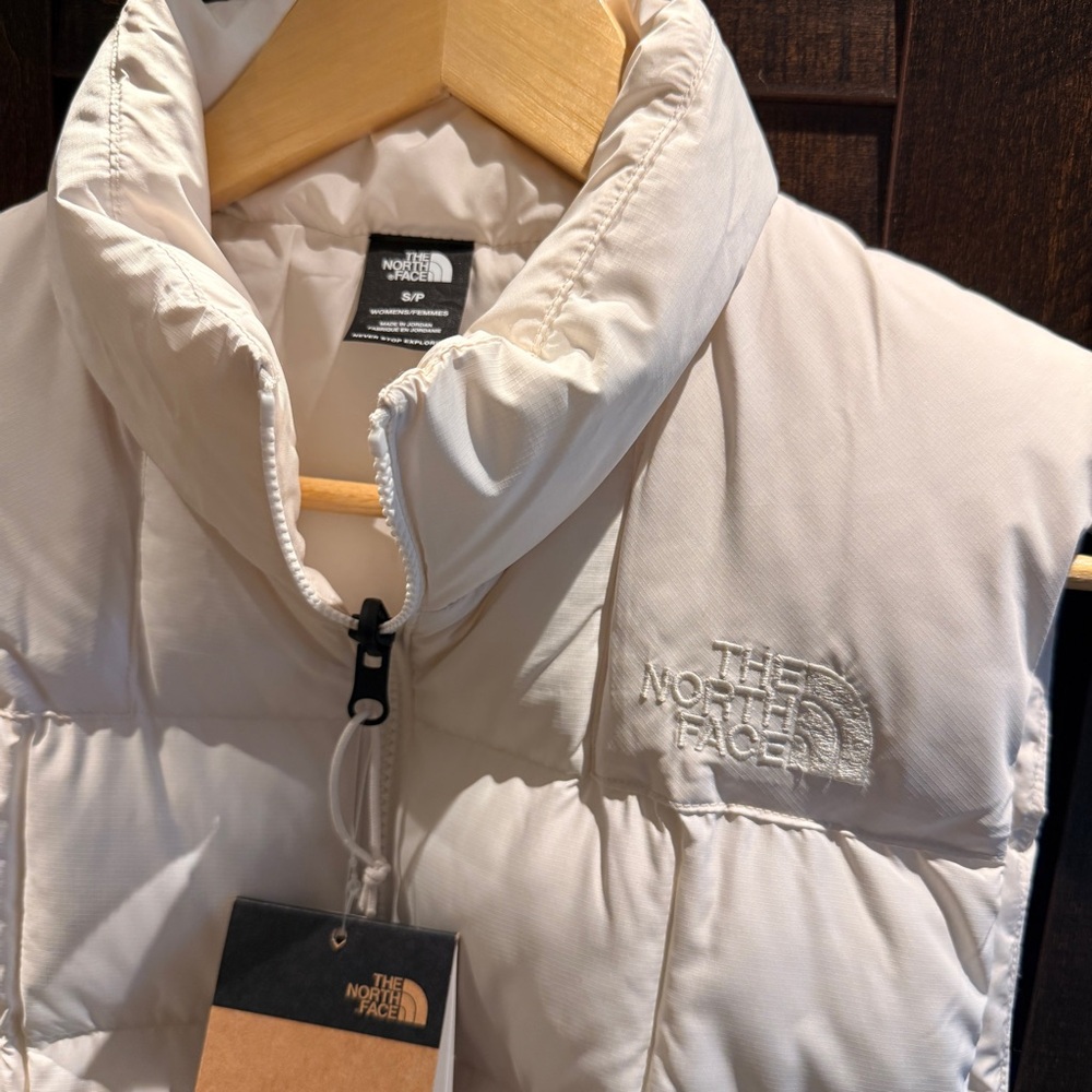 The North Face Off-White Puffer Vest - Picture 2 of 4